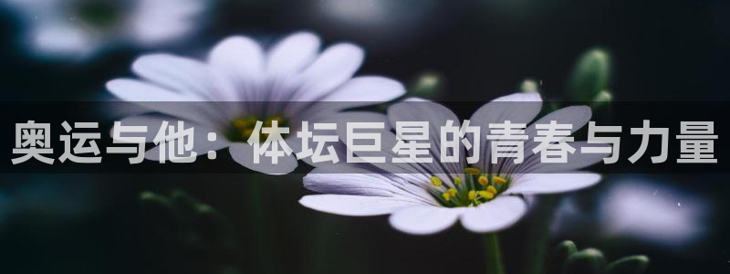  公海710官网还存在吗：奥运与他：体坛巨星的青春与力量
