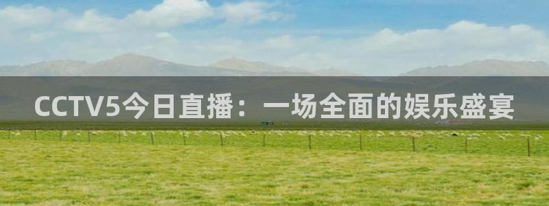 搜球体育：CCTV5今日直播：一场全面的娱乐盛宴